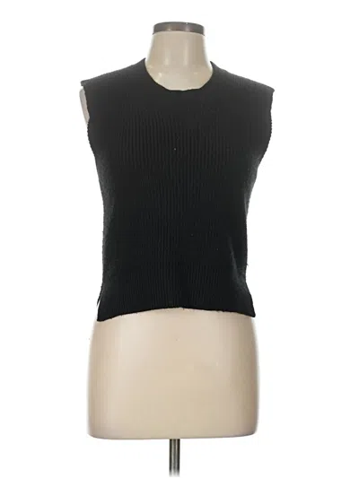 Pre-owned Unbranded Sleeveless Top Black Boatneck Tops