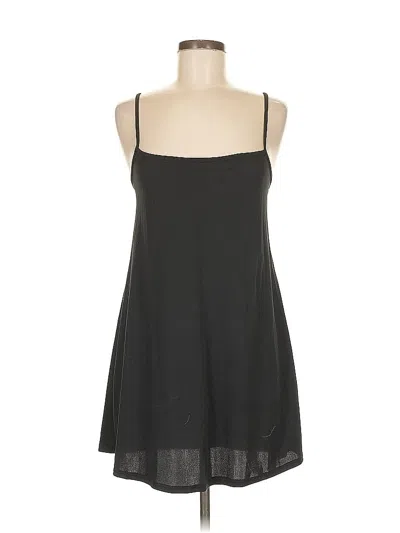 Pre-owned Unbranded Sleeveless Top Black Halter Neckline Tops