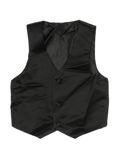 Pre-owned Unbranded Kids' Sleeveless Top Black Tops