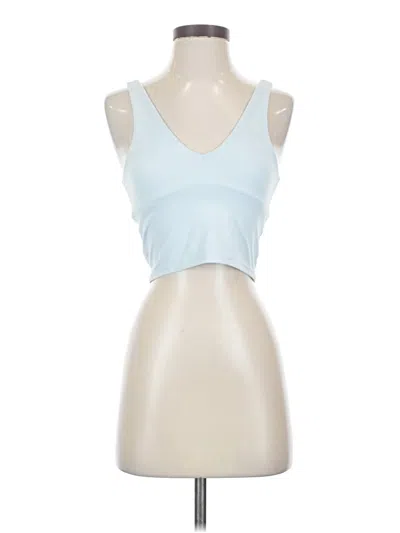 Pre-owned Unbranded Sleeveless Top Blue Sweetheart Neckline Tops