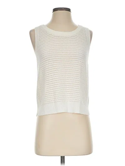 Pre-owned Unbranded Sleeveless Top Ivory Boatneck Tops