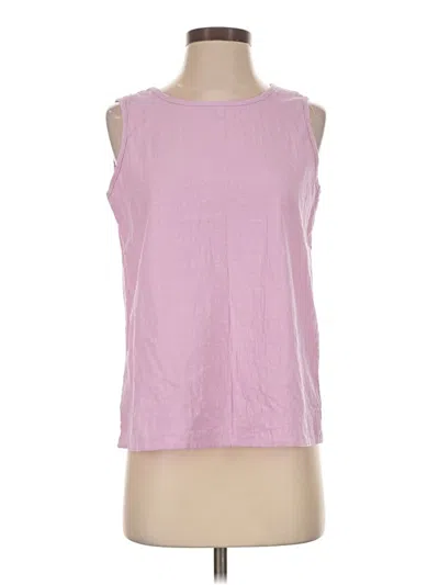 Pre-owned Unbranded Sleeveless Top Pink Boatneck Tops