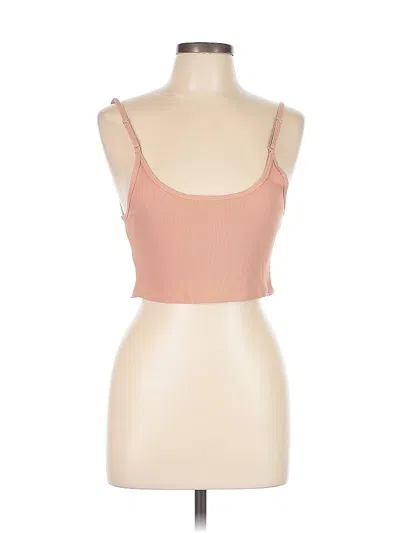 Pre-owned Unbranded Sleeveless Top Pink Sweetheart Neckline Tops