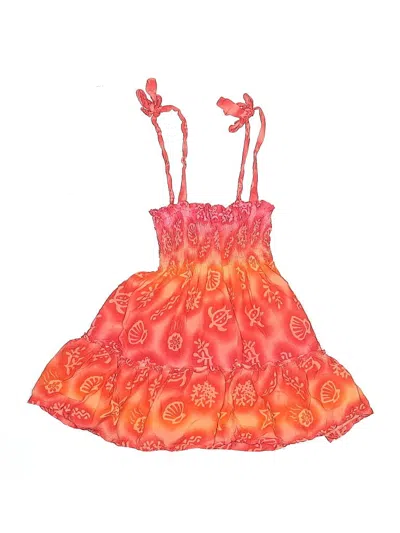 Pre-owned Unbranded Kids' Sleeveless Top Red Halter Neckline Tops