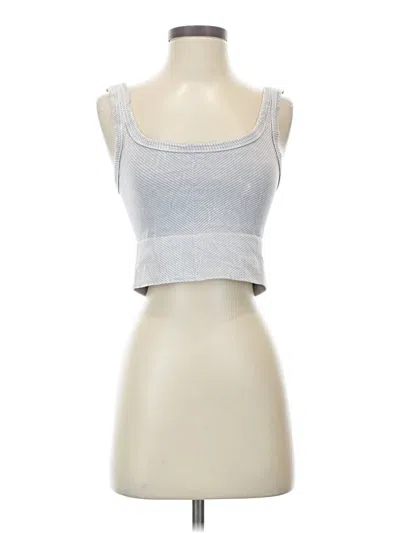 Pre-owned Unbranded Sleeveless Top Silver Sweetheart Neckline Tops