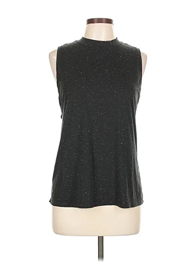 Pre-owned Unbranded Sleeveless T-shirt In Black