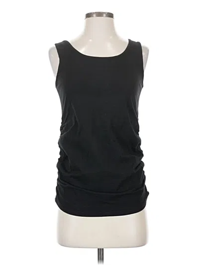 Pre-owned Unbranded Sleeveless T-shirt In Black