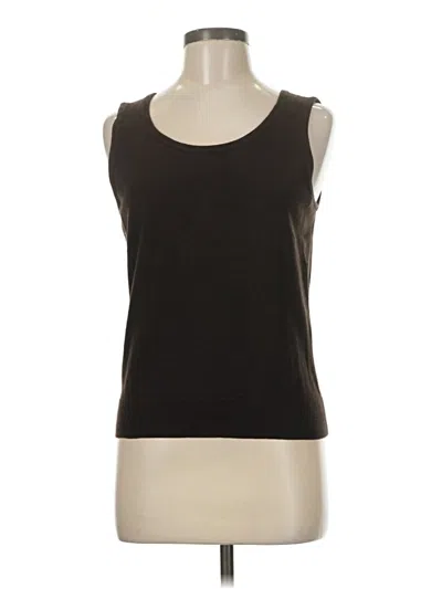 Pre-owned Unbranded Sleeveless T-shirt In Black