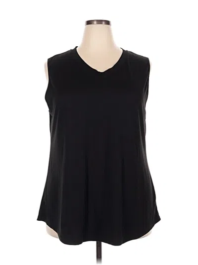 Pre-owned Unbranded Sleeveless T-shirt In Black