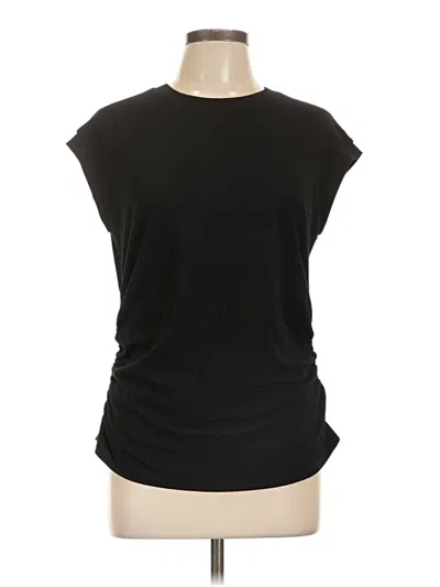 Pre-owned Unbranded Sleeveless T-shirt In Black