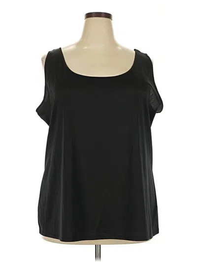 Pre-owned Unbranded Sleeveless T-shirt In Black