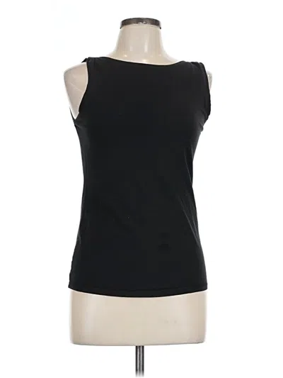 Pre-owned Unbranded Sleeveless T-shirt In Black