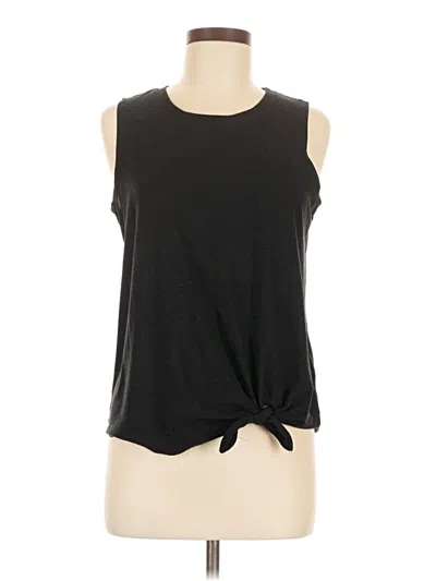 Pre-owned Unbranded Sleeveless T-shirt In Black