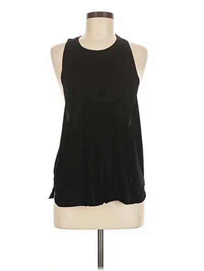 Pre-owned Unbranded Sleeveless T-shirt In Black
