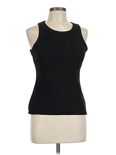 Pre-owned Unbranded Sleeveless T-shirt In Black
