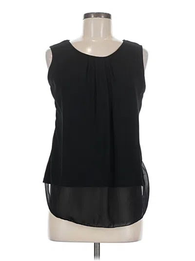 Pre-owned Unbranded Sleeveless T-shirt In Black