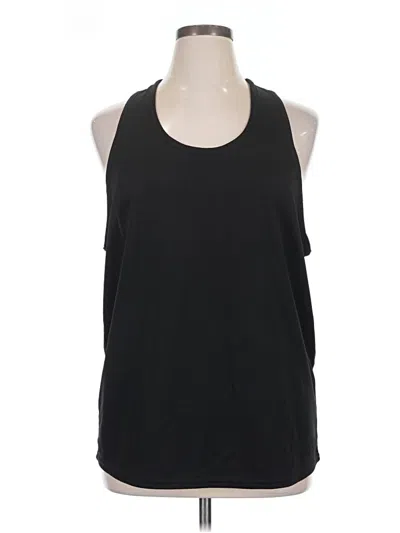 Pre-owned Unbranded Sleeveless T-shirt In Black