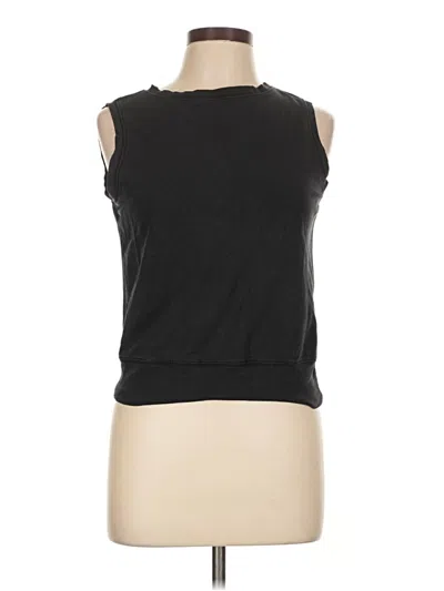 Pre-owned Unbranded Sleeveless T-shirt In Black