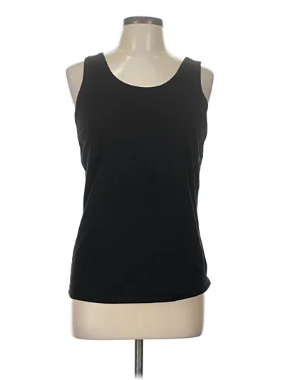 Pre-owned Unbranded Sleeveless T-shirt In Black