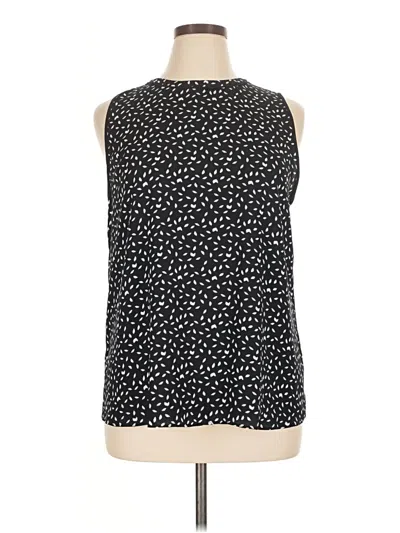 Pre-owned Unbranded Sleeveless T-shirt In Black