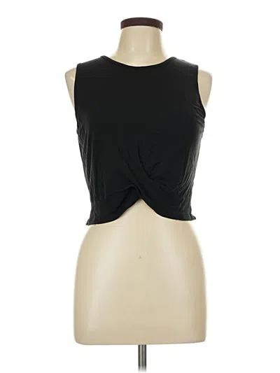 Pre-owned Unbranded Sleeveless T-shirt In Black