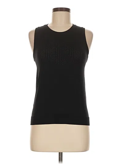 Pre-owned Unbranded Sleeveless T-shirt In Black