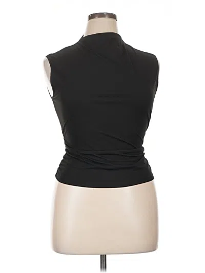 Pre-owned Unbranded Sleeveless T-shirt In Black
