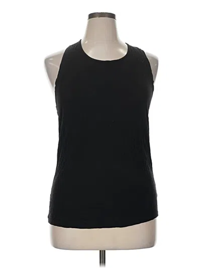 Pre-owned Unbranded Sleeveless T-shirt In Black