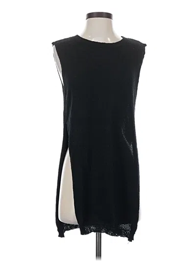 Pre-owned Unbranded Sleeveless T-shirt In Black
