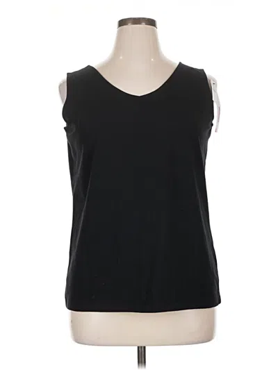 Unbranded Sleeveless T-shirt In Black