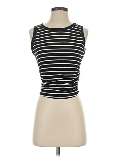 Unbranded Sleeveless T-shirt In Black