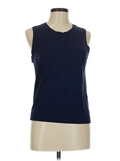 Pre-owned Unbranded Sleeveless T-shirt In Blue