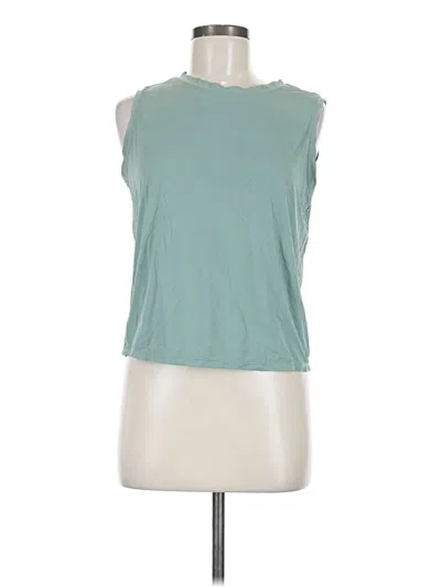 Pre-owned Unbranded Sleeveless T-shirt In Blue