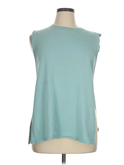 Pre-owned Unbranded Sleeveless T-shirt In Blue