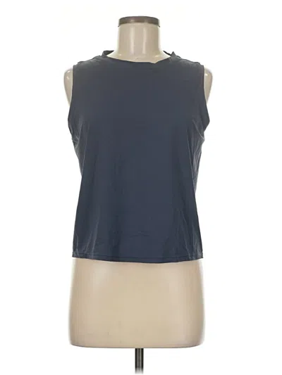 Pre-owned Unbranded Sleeveless T-shirt In Blue