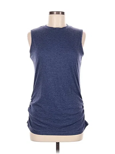 Pre-owned Unbranded Sleeveless T-shirt In Blue