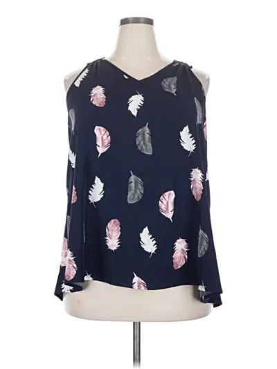 Pre-owned Unbranded Sleeveless T-shirt In Blue