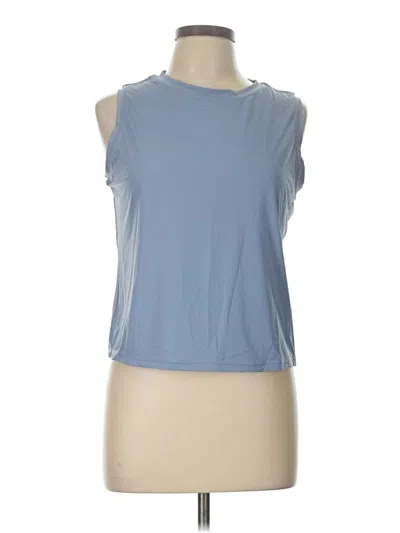 Pre-owned Unbranded Sleeveless T-shirt In Blue