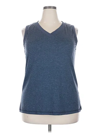 Pre-owned Unbranded Sleeveless T-shirt In Blue