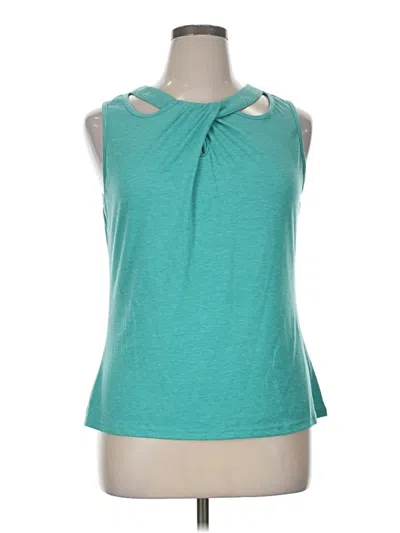 Pre-owned Unbranded Sleeveless T-shirt In Blue