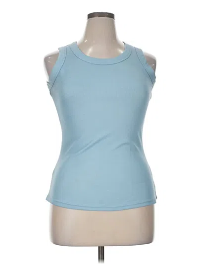 Pre-owned Unbranded Sleeveless T-shirt In Blue