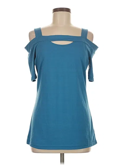 Pre-owned Unbranded Sleeveless T-shirt In Blue