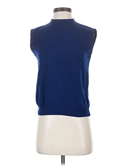 Pre-owned Unbranded Sleeveless T-shirt In Blue