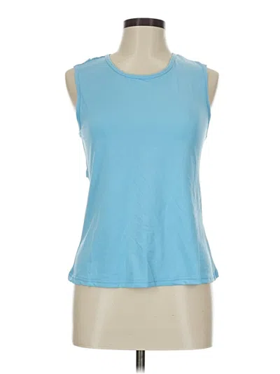 Pre-owned Unbranded Sleeveless T-shirt In Blue