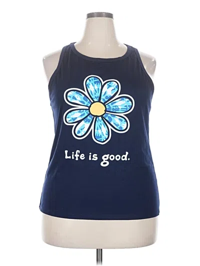 Pre-owned Unbranded Sleeveless T-shirt In Blue