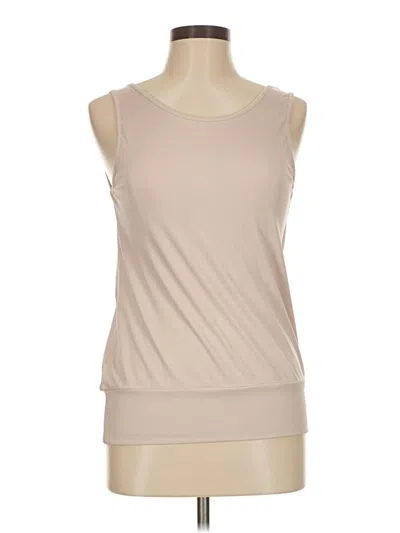 Pre-owned Unbranded Sleeveless T-shirt In Brown