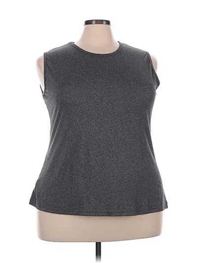 Pre-owned Unbranded Sleeveless T-shirt In Gray