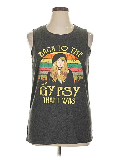 Pre-owned Unbranded Sleeveless T-shirt In Gray