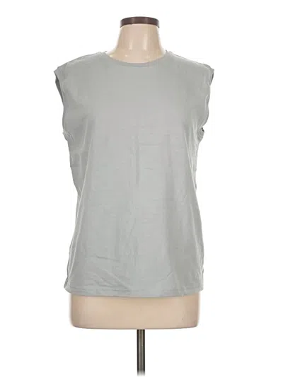 Pre-owned Unbranded Sleeveless T-shirt In Gray