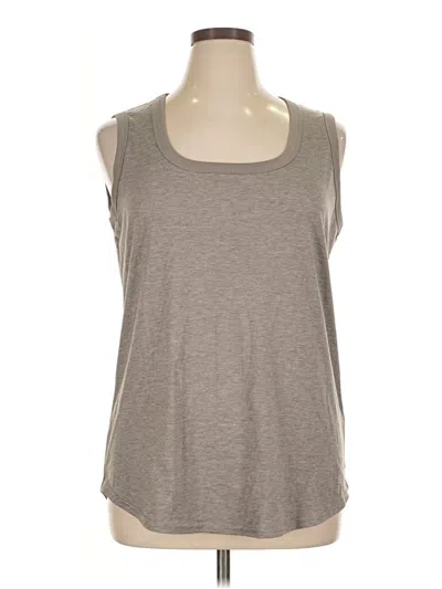 Pre-owned Unbranded Sleeveless T-shirt In Gray